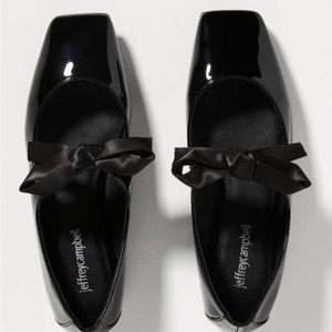 Jeffrey Campbell Bow Square Toed Flats 5
